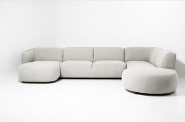Loures U-Shape D kampinė sofa Omega 7