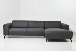 Bari 2,5+šezl. D kampinė sofa Natūrali oda Toledo