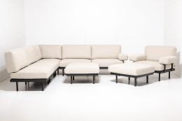 Lauko baldas Modica modulinė sofa + uždangalas Estancia 15