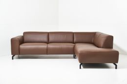 Bari 2,5+OE D. kampinė sofa Natūrali oda