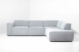 Enjoy 2+C90+OE D kampinė sofa Cortina Silver