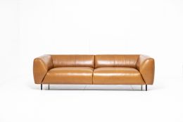 Mosh 3v. sofa Natūrali oda Bonanza Onion
