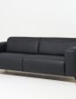 Bari 3v. sofa natūrali oda Toledo Nero