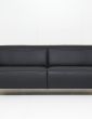 Bari 3v. sofa natūrali oda Toledo Nero