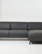 Bari 2,5+šezl. D kampinė sofa Natūrali oda Toledo