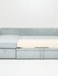 Digna universali kampinė sofa su miegojimo funkcija ir patalų dėže