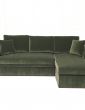 Dove universali kampinė sofa su miegojimo funkcija ir patalų dėže