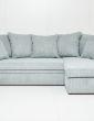 Digna universali kampinė sofa su miegojimo funkcija ir patalų dėže